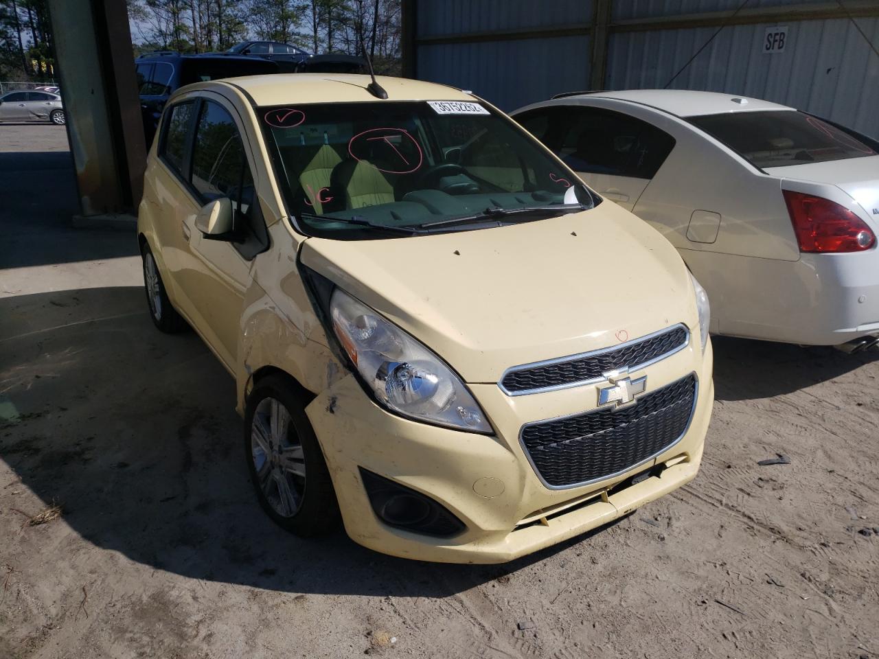 CHEVROLET SPARK LS 2013 with VIN KL8CA6S99DC564963 - Photo from auction