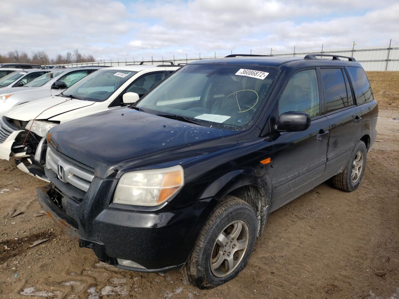 Photo 2 from auction – 2008 HONDA PILOT EXL with VIN 5FNYF18548B050954