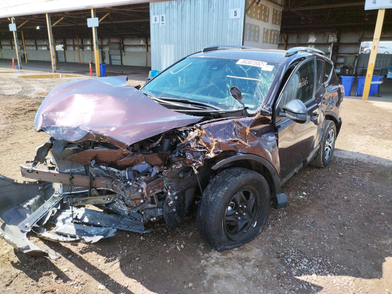 Photo 9 from auction – 2017 TOYOTA RAV4 LE with VIN 2T3ZFREV5HW343988