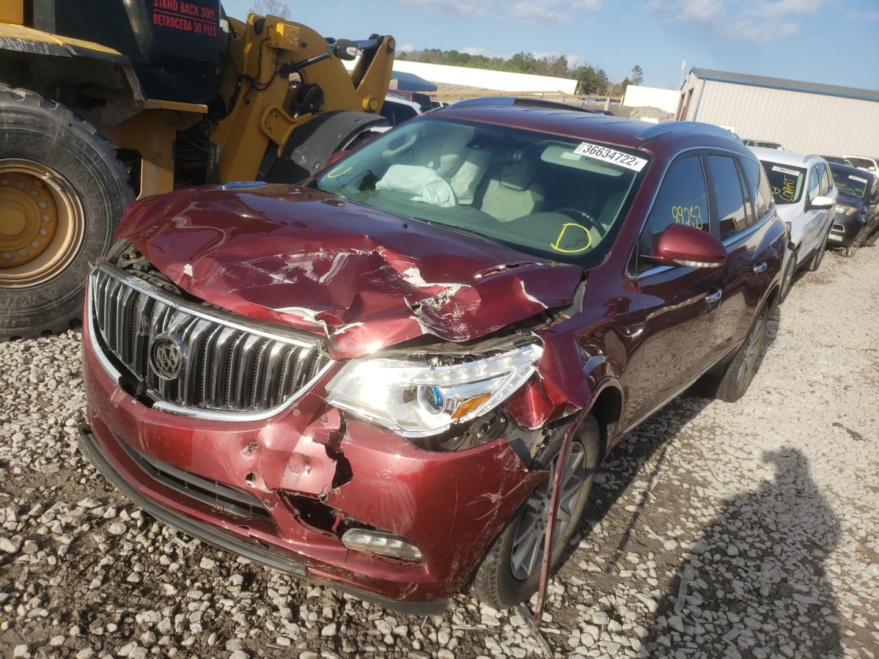 Photo 2 from auction – 2017 BUICK ENCLAVE with VIN 5GAKRBKDXHJ256955