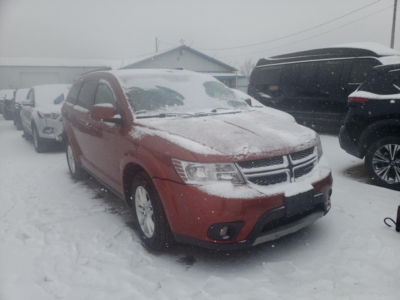DODGE JOURNEY SX 2014 with VIN 3C4PDCBG0ET126772 - Photo from auction