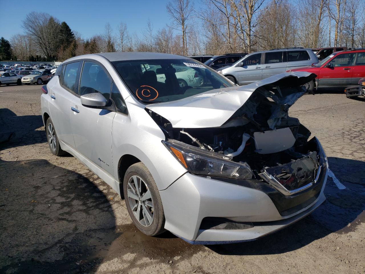 Photo 1 from auction – 2019 NISSAN LEAF S PLU with VIN 1N4BZ1CP2KC321915
