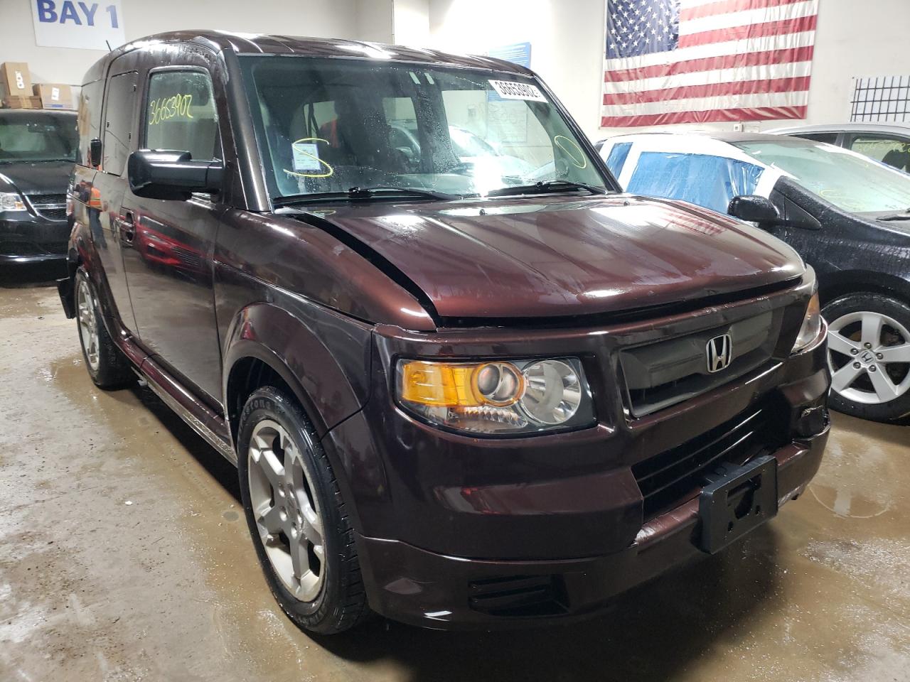 HONDA ELEMENT SC 2008 with VIN 5J6YH18948L001354 - Photo from auction