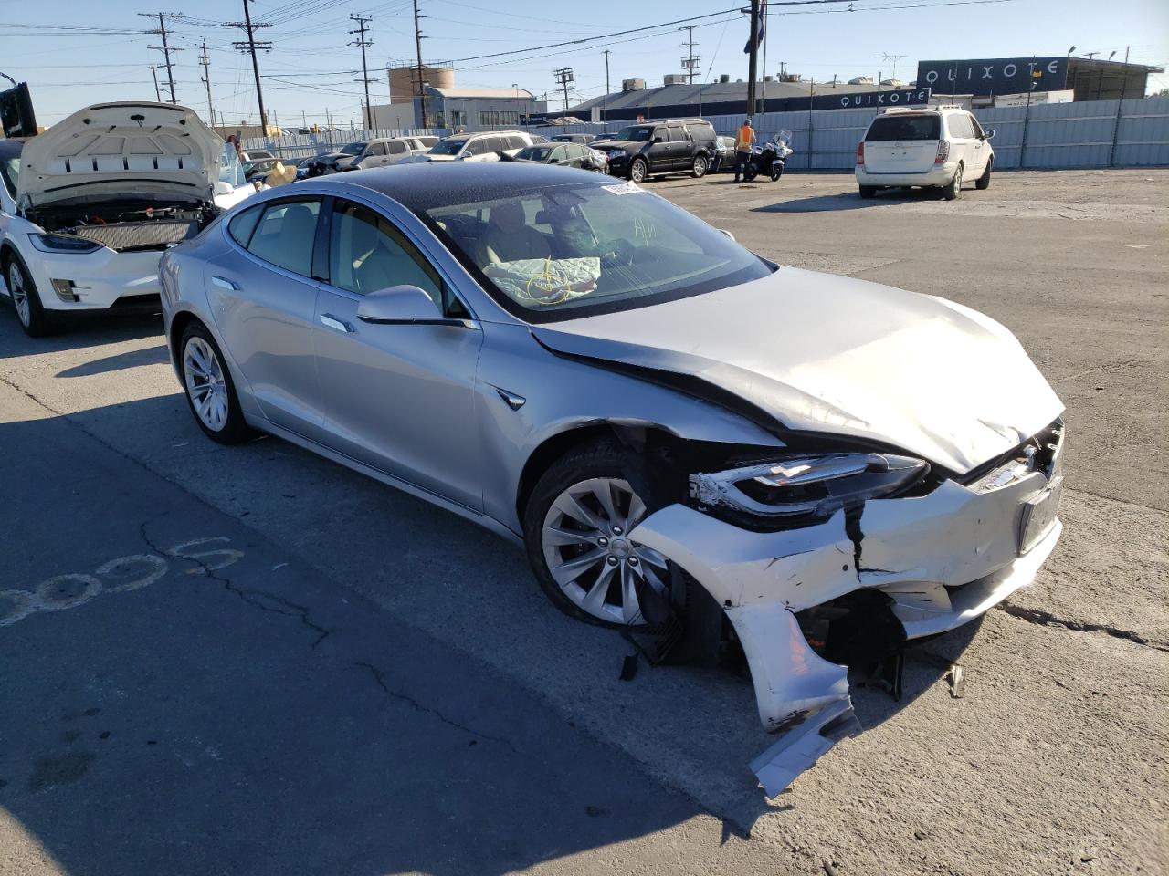 TESLA MODEL S 2017 with VIN 5YJSA1E10HF209782 - Photo from auction