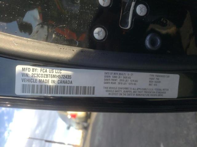 Photo 10 from auction – 2021 DODGE CHALLENGER with VIN 2C3CDZBT6MH572435