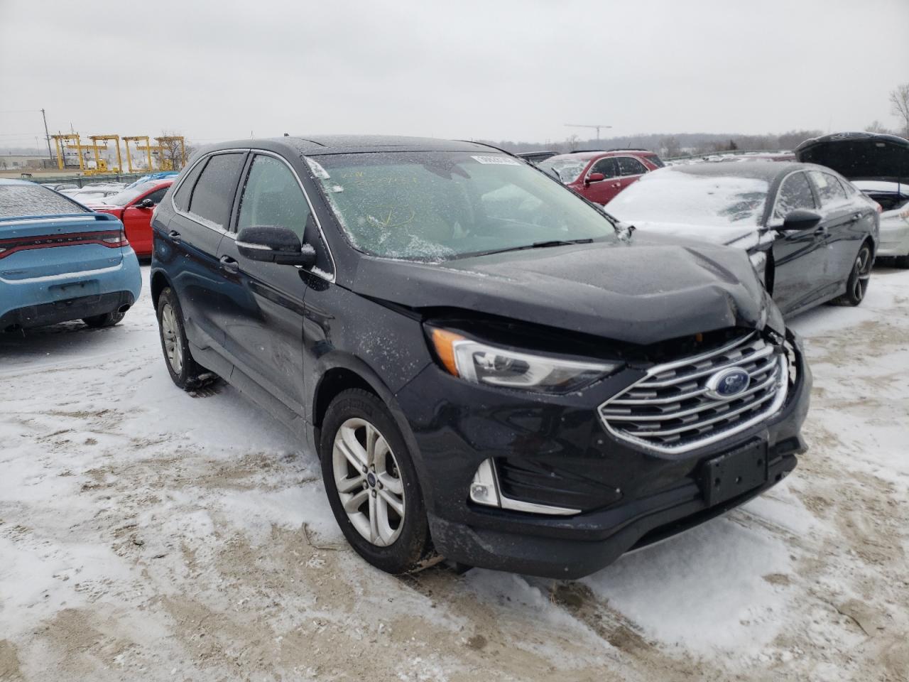 FORD EDGE SEL 2019 with VIN 2FMPK4J93KBC30951 - Photo from auction