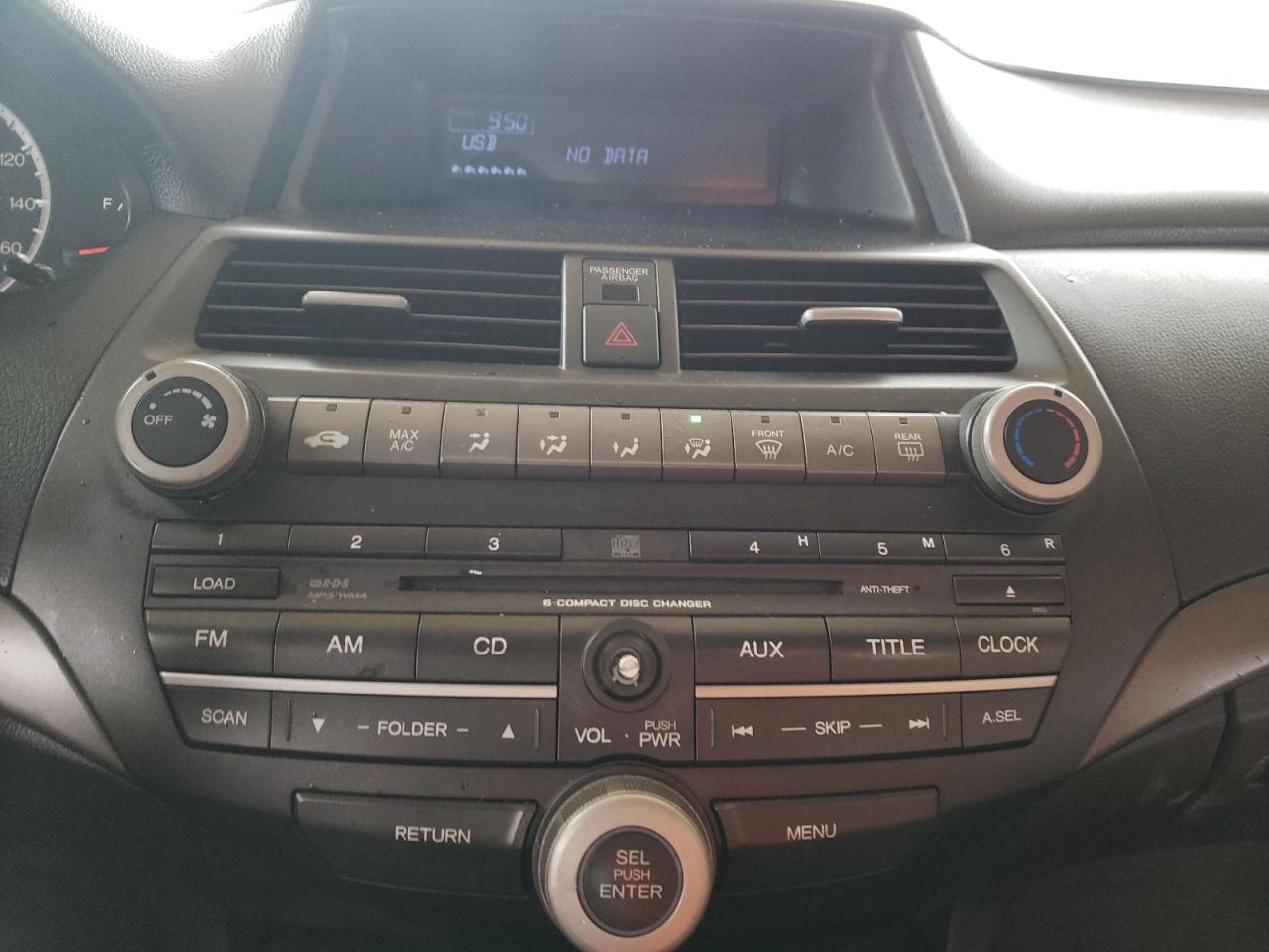 Photo 9 from auction – 2012 HONDA ACCORD LX with VIN 1HGCS1B38CA012479