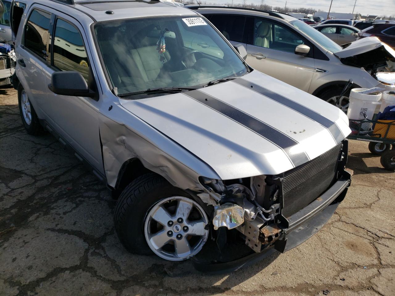 FORD ESCAPE XLT 2012 with VIN 1FMCU0D74CKB16833 - Photo from auction