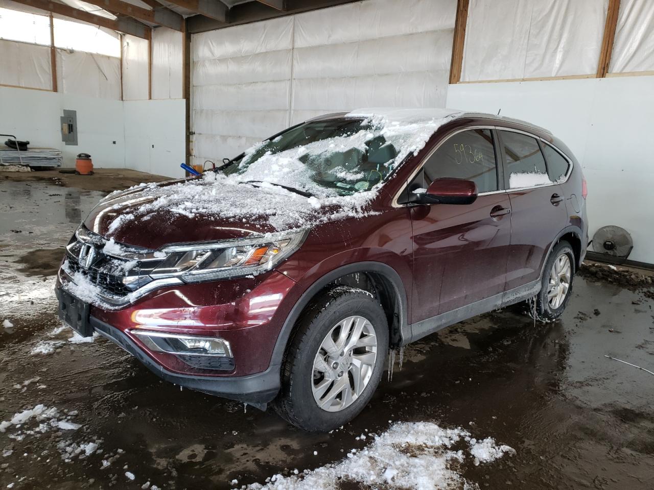 Photo 2 from auction – 2015 HONDA CR-V EXL with VIN 2HKRM4H72FH677728