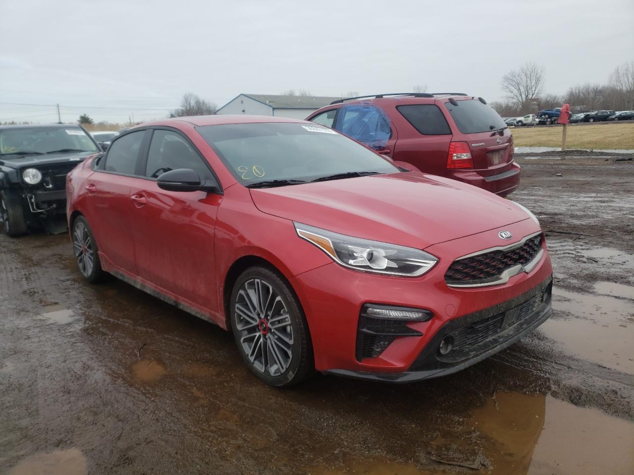 KIA FORTE GT 2021 with VIN 3KPF44AC8ME334191 - Photo from auction