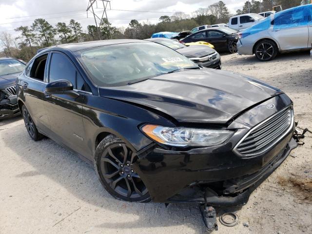 FORD FUSION SE 2018 with VIN 3FA6P0LU2JR132348 - Photo from auction