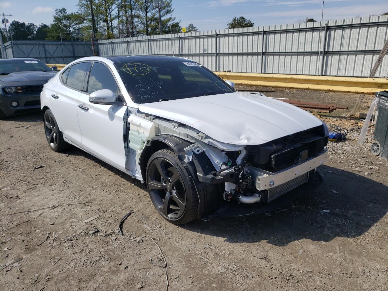 Photo 1 from auction – 2019 GENESIS G70 PRESTI with VIN KMTG44LA7KU033234