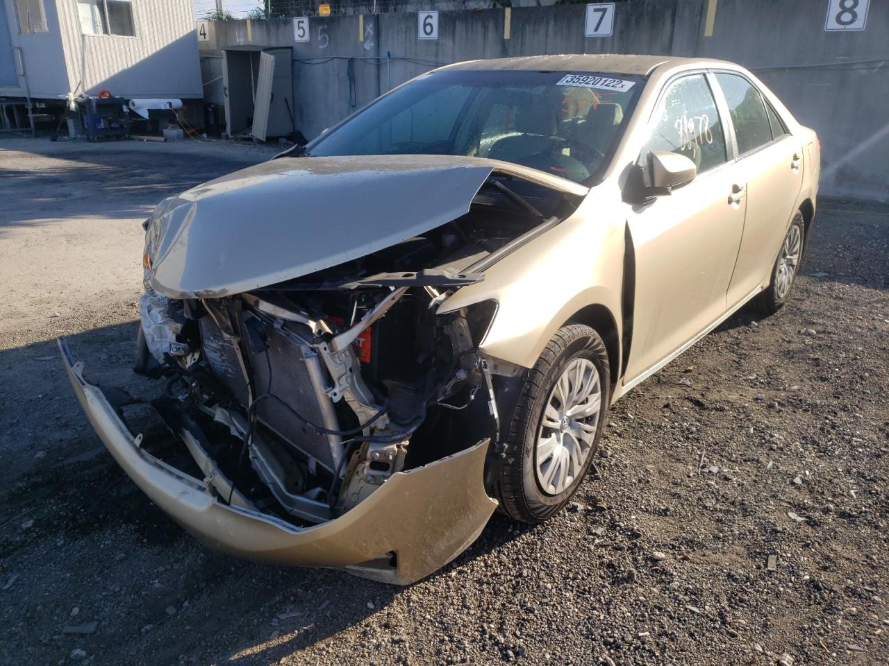 Photo 2 from auction – 2012 TOYOTA CAMRY BASE with VIN 4T1BF1FK5CU089109