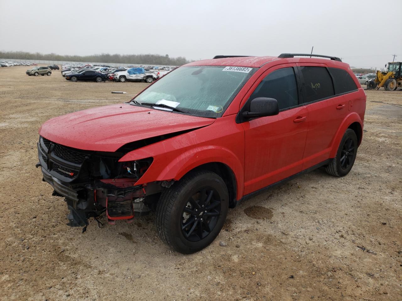 Photo 2 from auction – 2020 DODGE JOURNEY SE with VIN 3C4PDCAB2LT279379