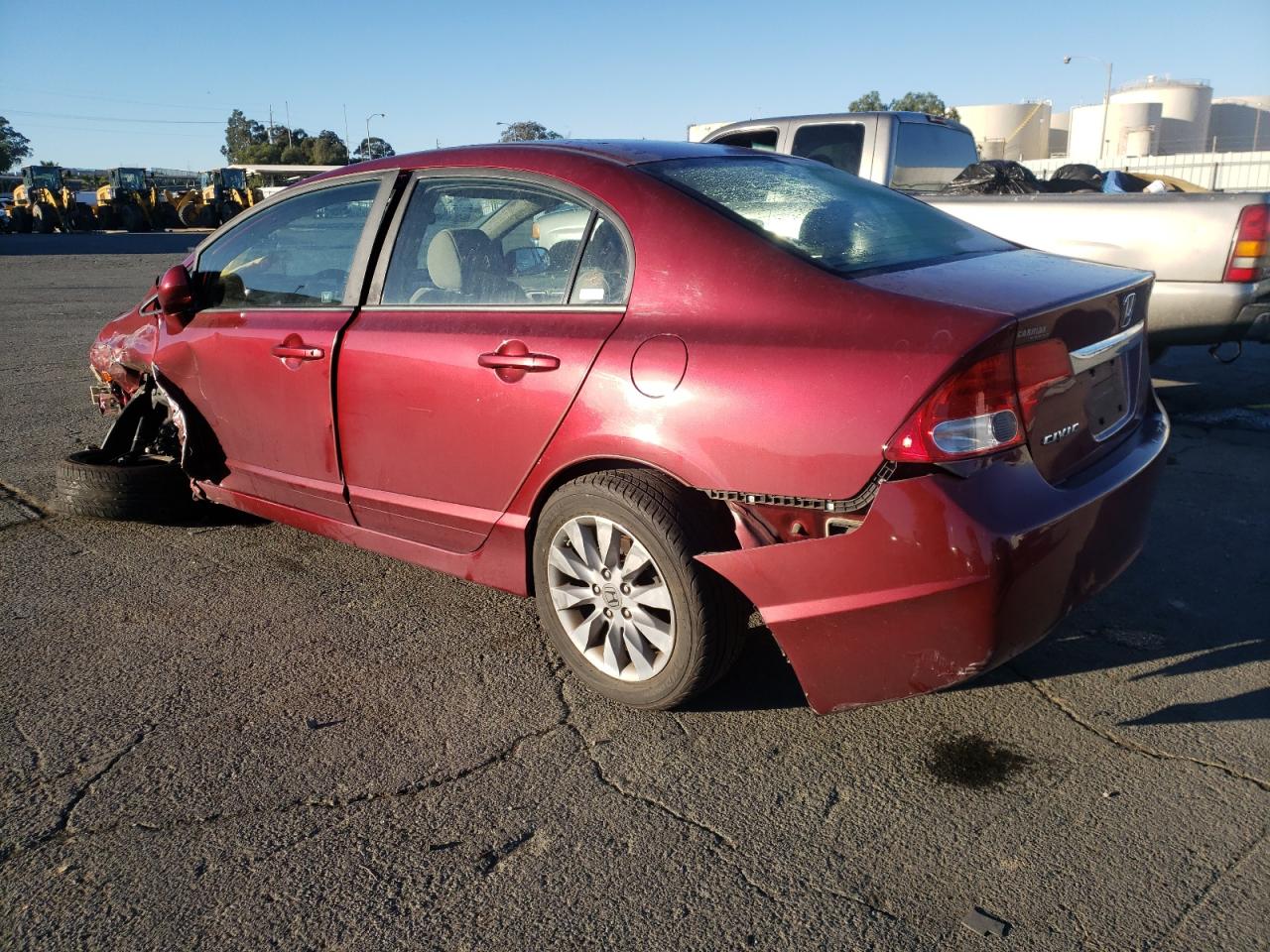 Photo 3 from auction – 2009 HONDA CIVIC EX with VIN 19XFA16889E047193