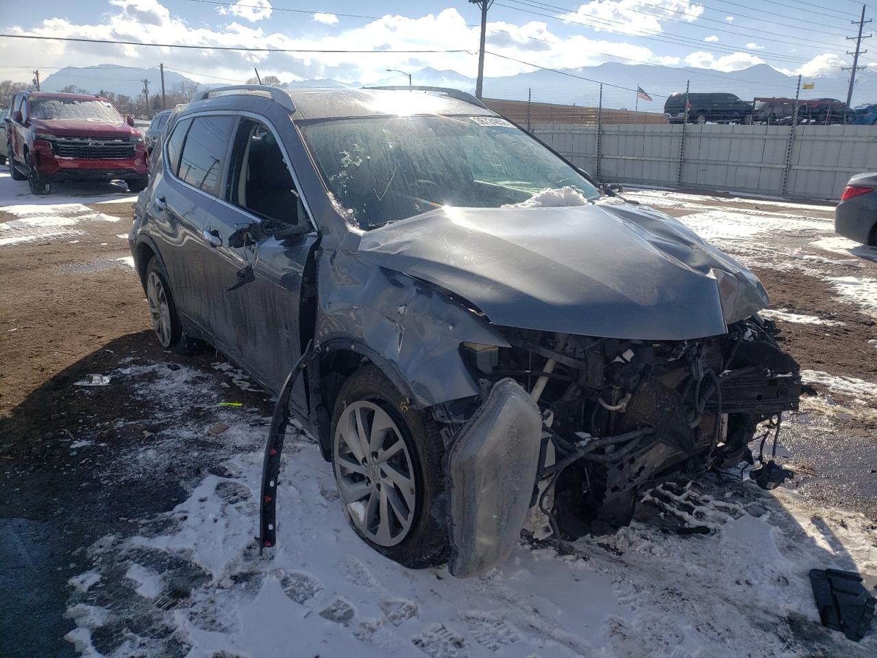 NISSAN ROGUE S 2015 with VIN 5N1AT2MVXFC752353 - Photo from auction