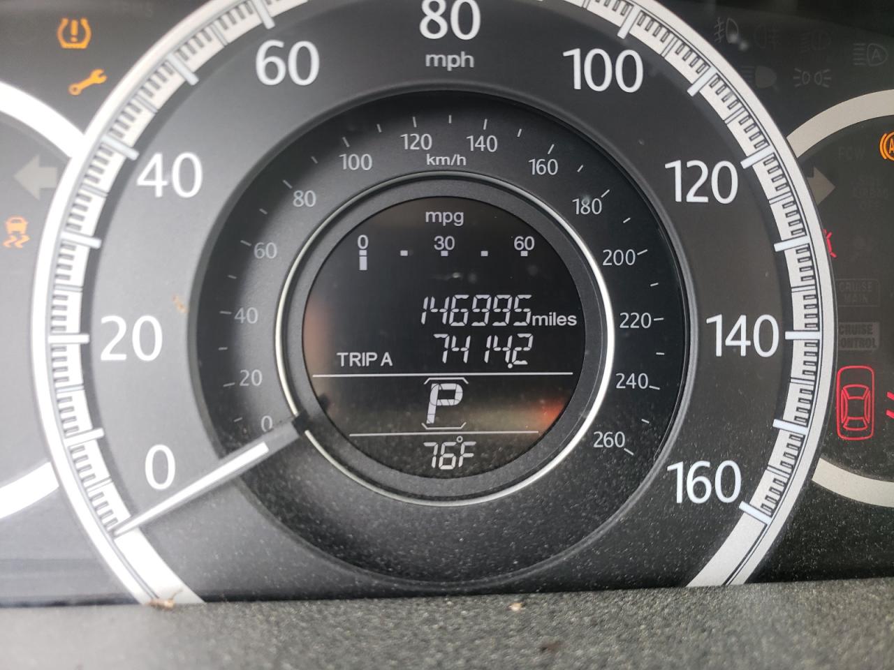 Photo 8 from auction – 2014 HONDA ACCORD LX with VIN 1HGCR2F38EA240447