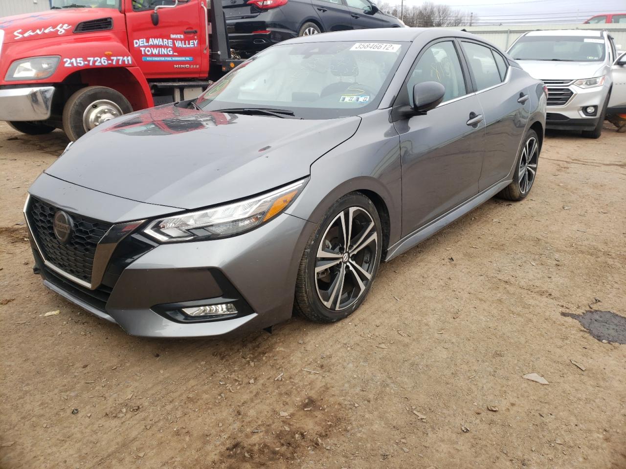 Photo 2 from auction – 2020 NISSAN SENTRA SR with VIN 3N1AB8DV2LY239338