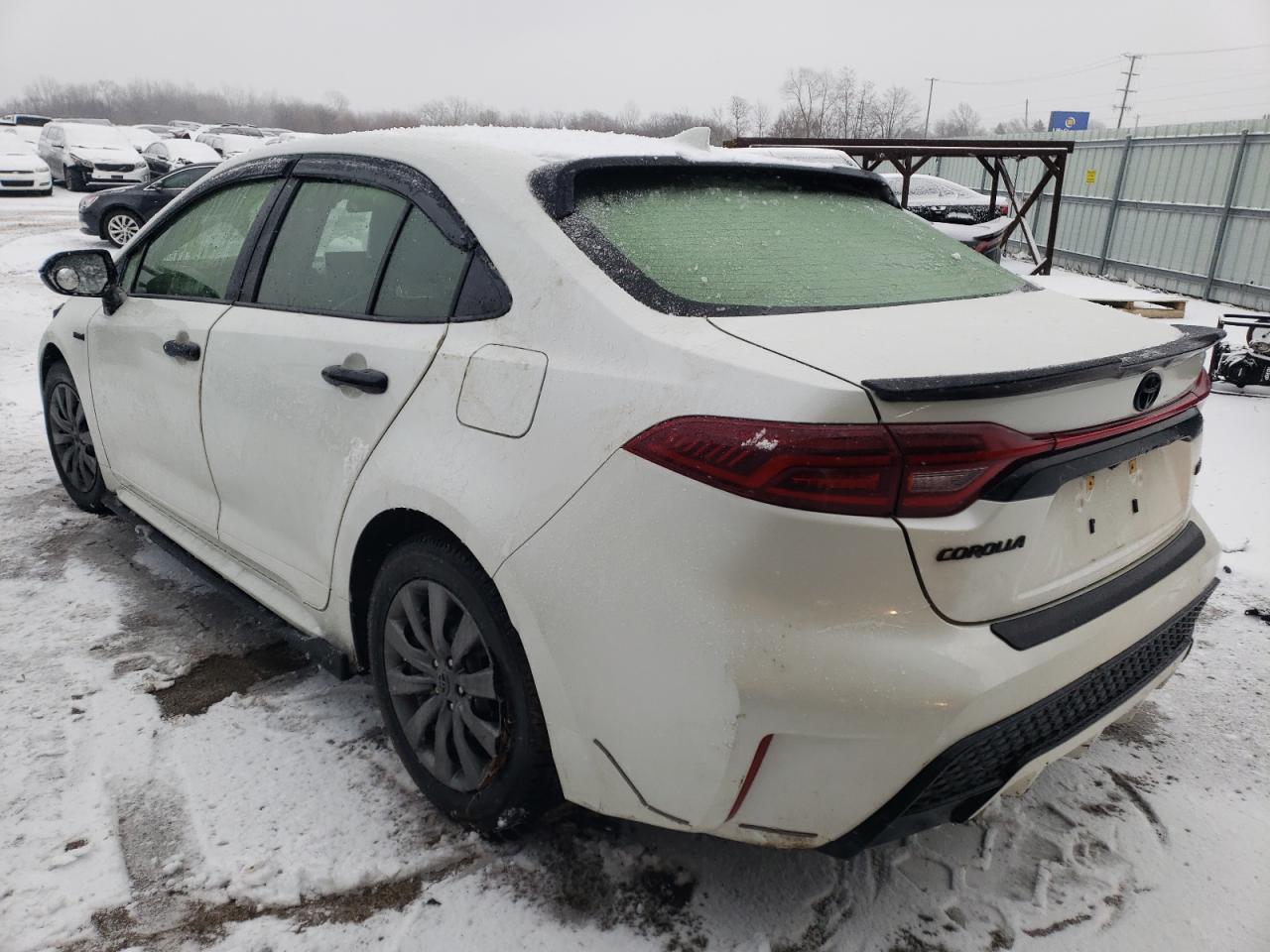 Photo 3 from auction – 2021 TOYOTA COROLLA LE with VIN JTDEAMDE4MJ004049