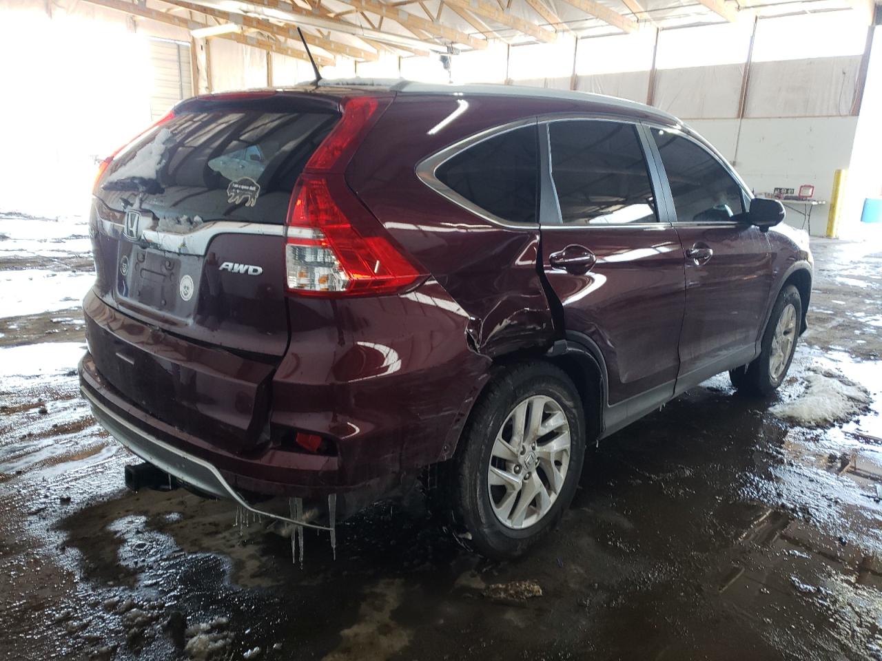 Photo 4 from auction – 2015 HONDA CR-V EXL with VIN 2HKRM4H72FH677728