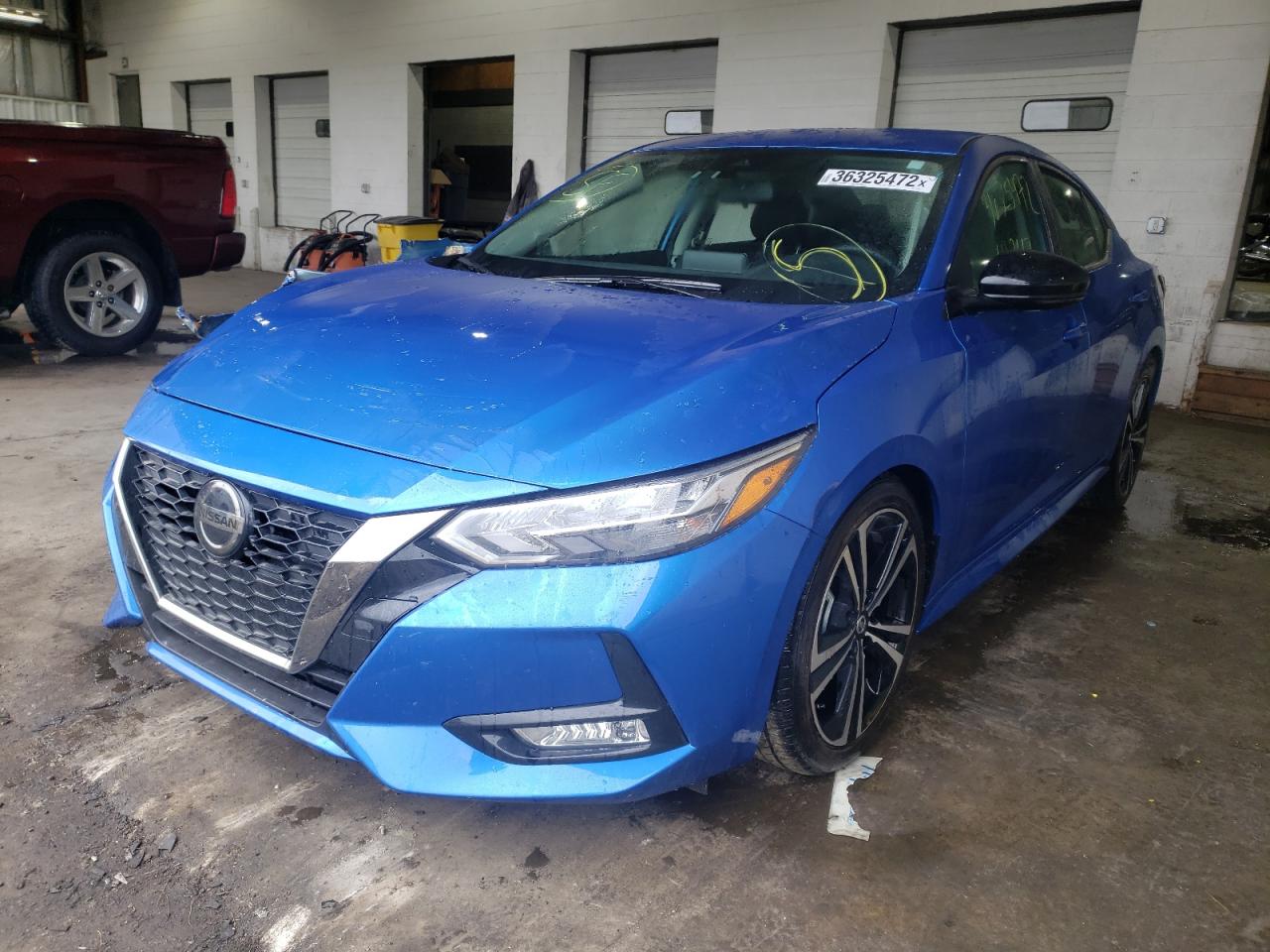 Photo 2 from auction – 2021 NISSAN SENTRA SR with VIN 3N1AB8DV1MY215940