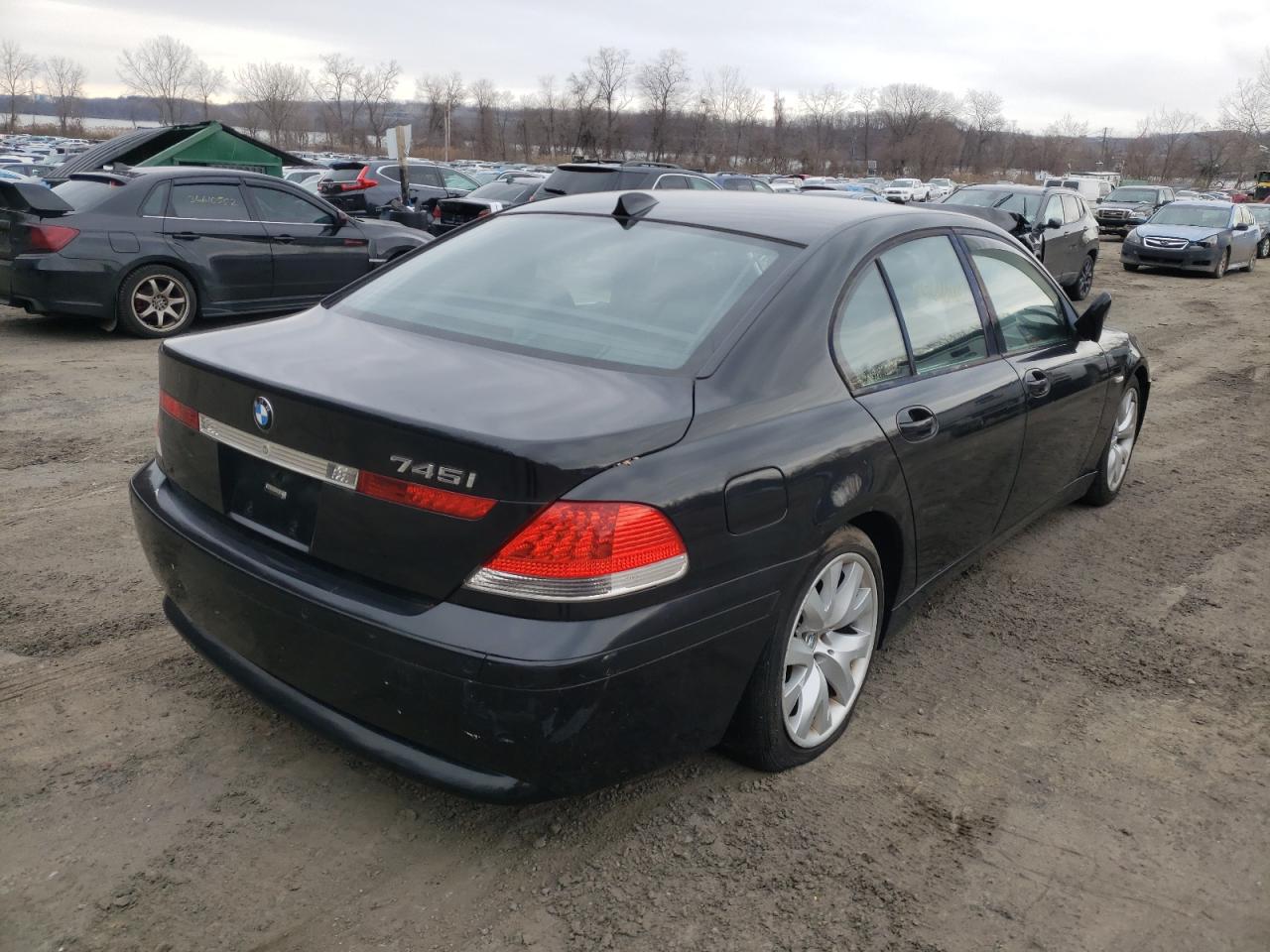 Photo 4 from auction – 2005 BMW 745 I with VIN WBAGL63535DP74417