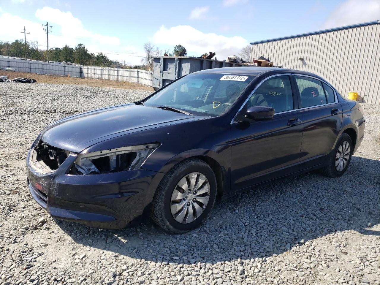 Photo 2 from auction – 2011 HONDA ACCORD LX with VIN 1HGCP2F30BA145690