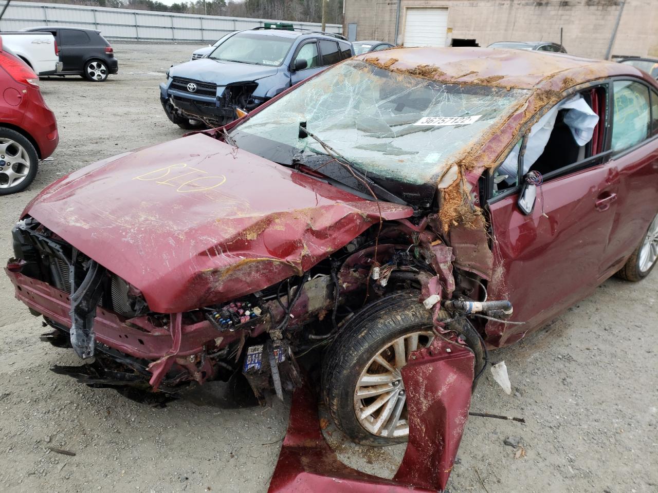 Photo 9 from auction – 2012 SUBARU IMPREZA PR with VIN JF1GJAE63CH005896