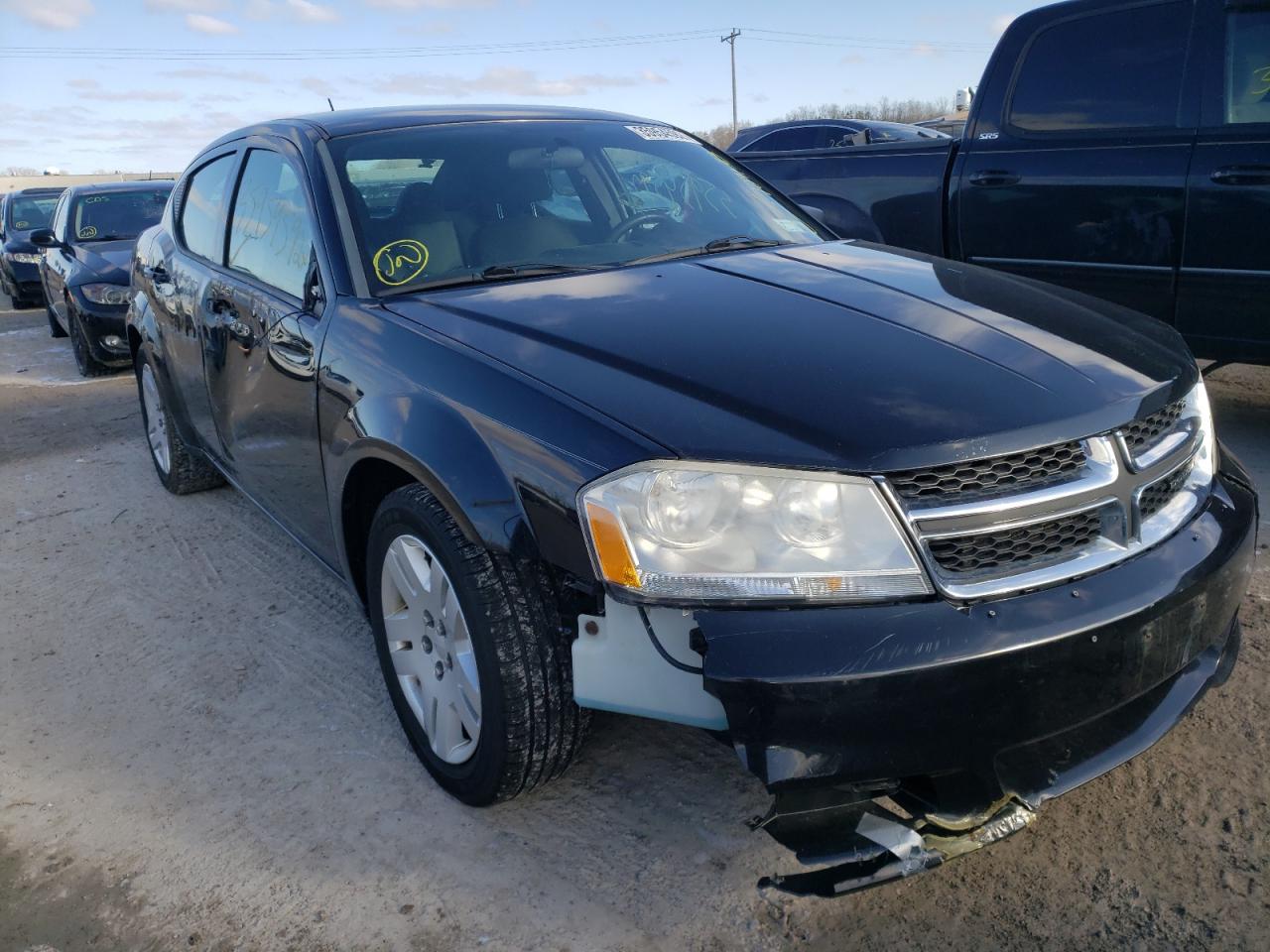 DODGE AVENGER SE 2012 with VIN 1C3CDZAB2CN294177 - Photo from auction