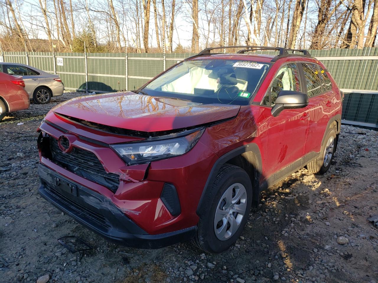 Photo 2 from auction – 2021 TOYOTA RAV4 LE with VIN 2T3F1RFV9MW235951
