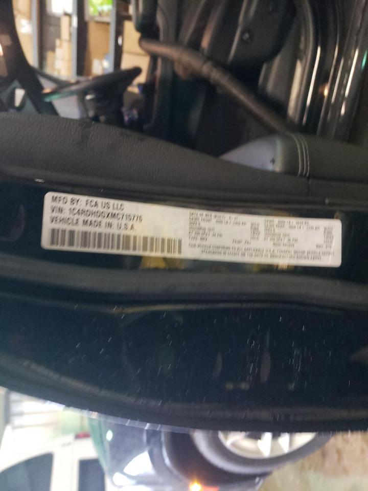 Photo 10 from auction – 2021 DODGE DURANGO GT with VIN 1C4RDHDGXMC715776