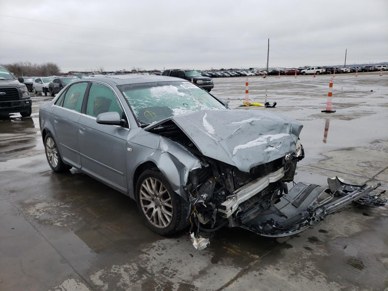 AUDI A4 2.0T 2008 with VIN WAUAF78E68A153982 - Photo from auction