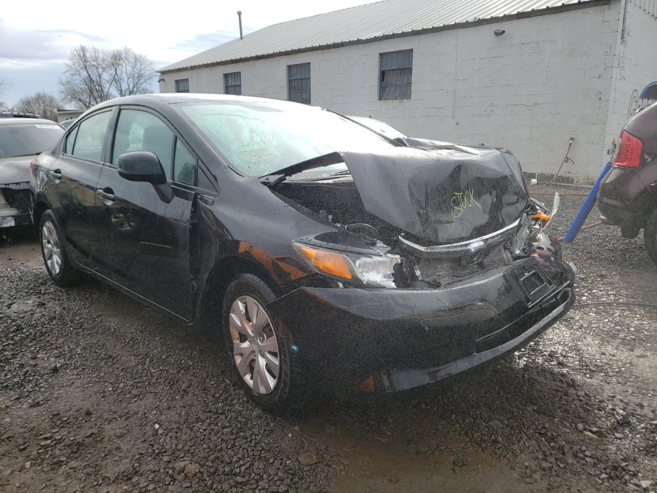 HONDA CIVIC LX 2012 with VIN 2HGFB2F5XCH308488 - Photo from auction