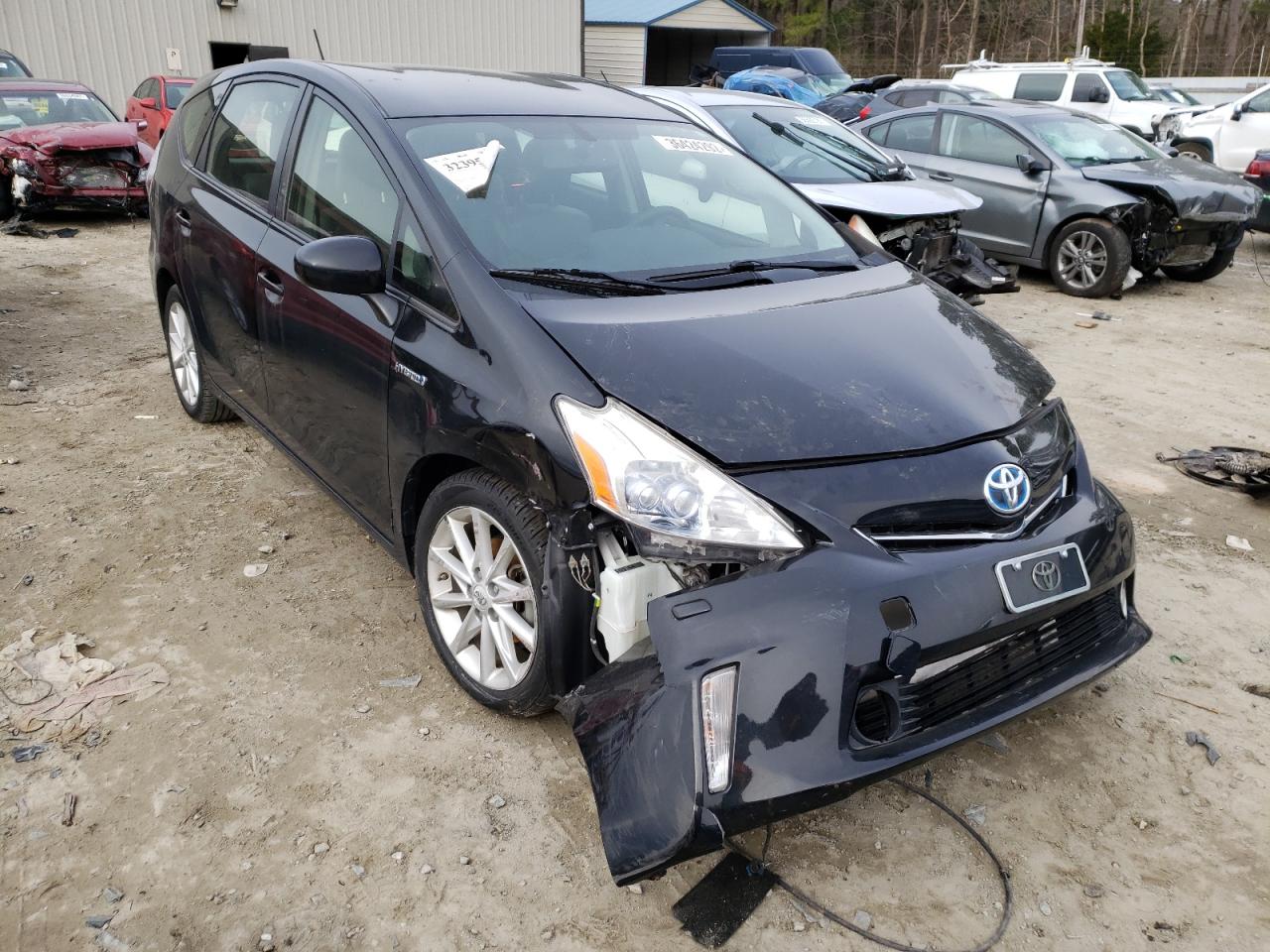 TOYOTA PRIUS V 2012 with VIN JTDZN3EU9C3104589 - Photo from auction