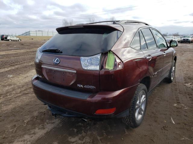Photo 4 from auction – 2008 LEXUS RX 400H with VIN JTJHW31U982052762