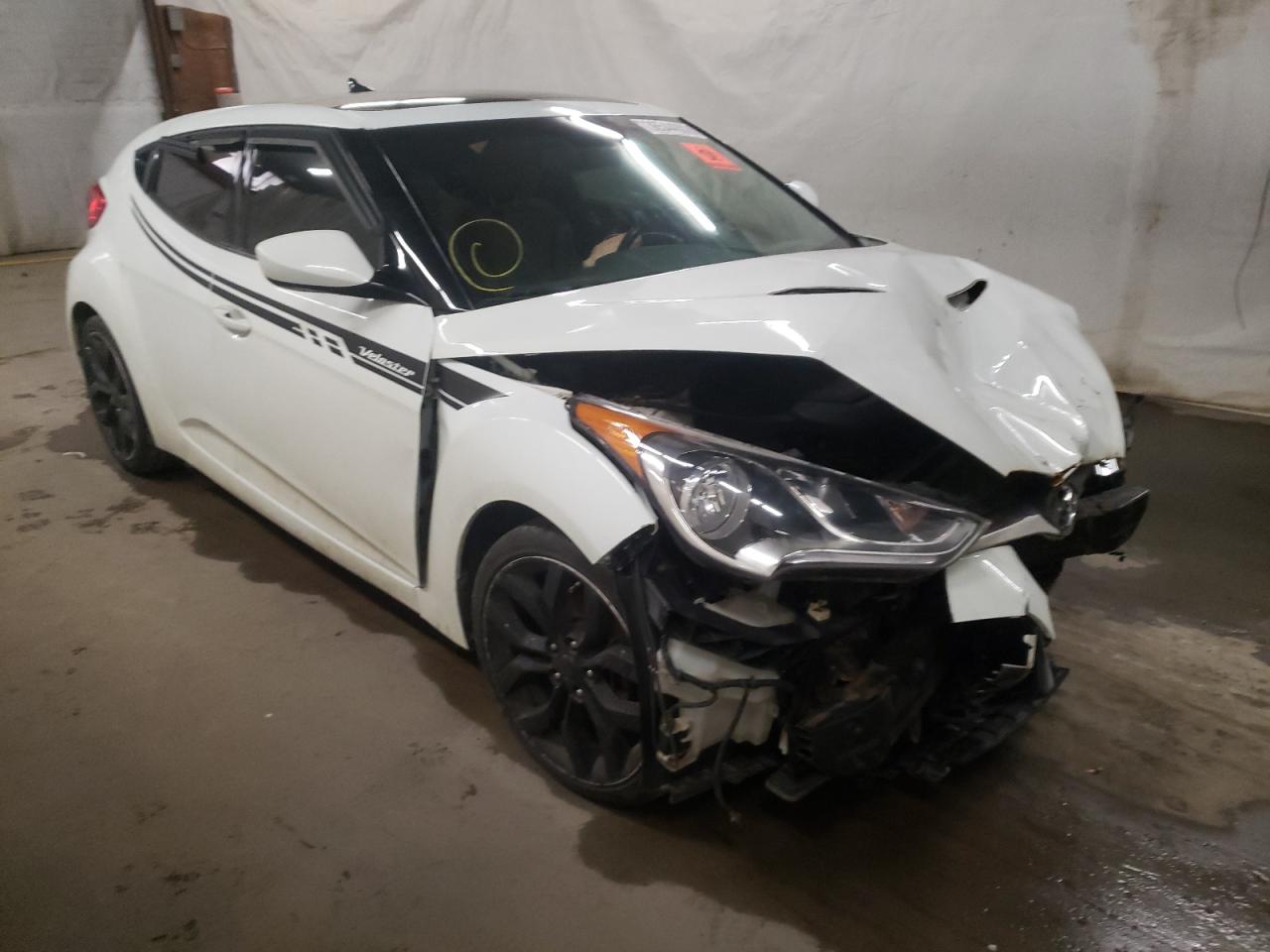 HYUNDAI VELOSTER 2013 with VIN KMHTC6ADXDU092916 - Photo from auction