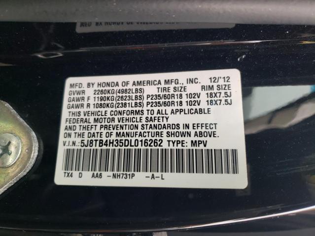 Photo 10 from auction – 2013 ACURA RDX with VIN 5J8TB4H35DL016262