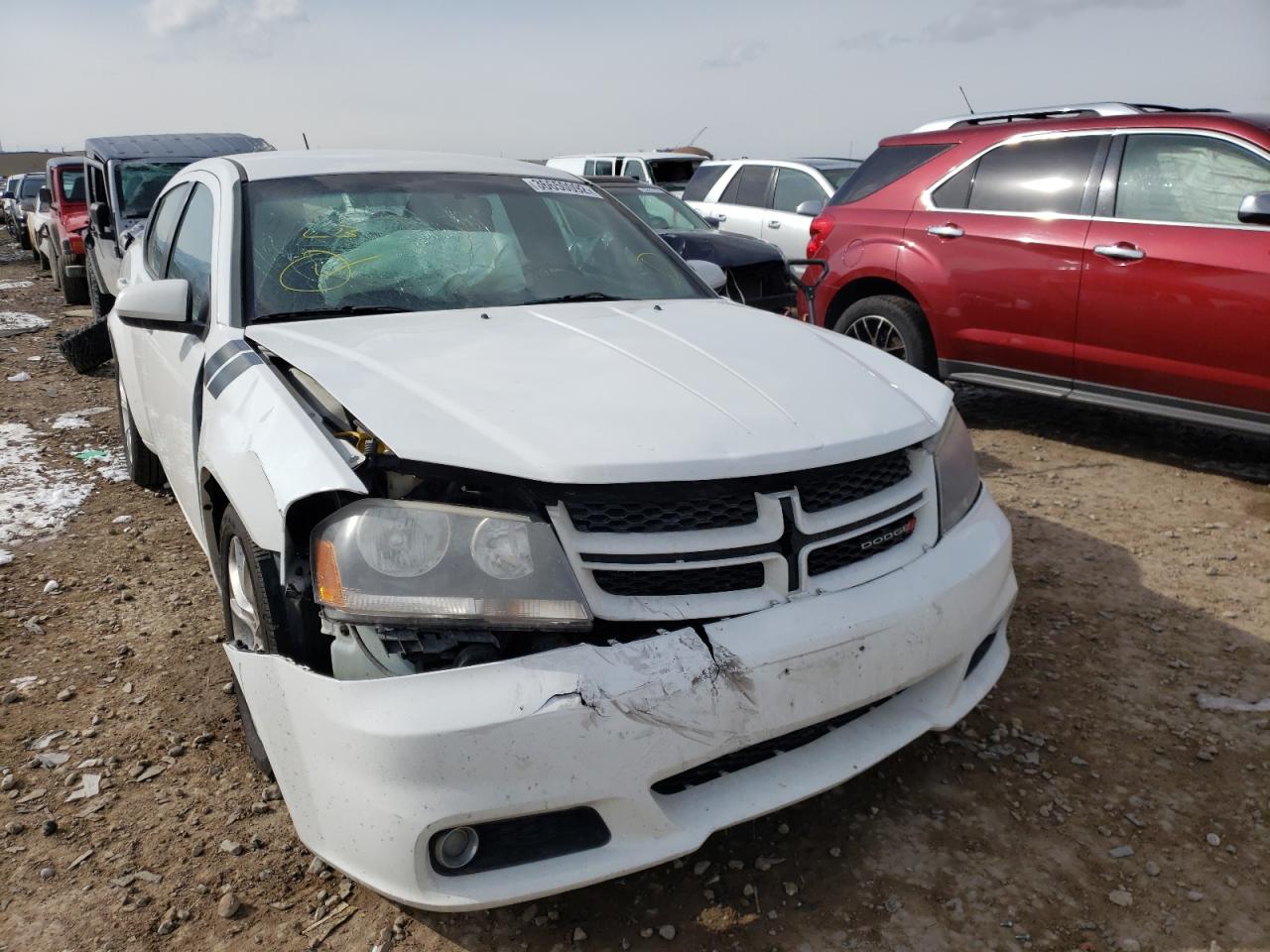 DODGE AVENGER R/ 2013 with VIN 1C3CDZBG8DN531590 - Photo from auction