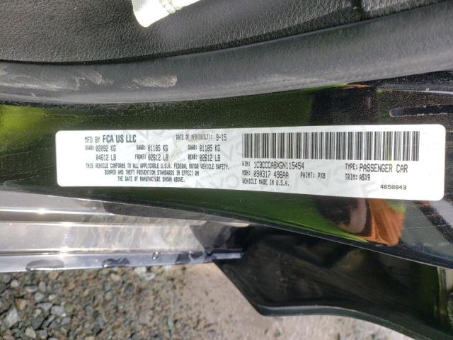 Photo 10 from auction – 2016 CHRYSLER 200 LIMITE with VIN 1C3CCCABXGN115454