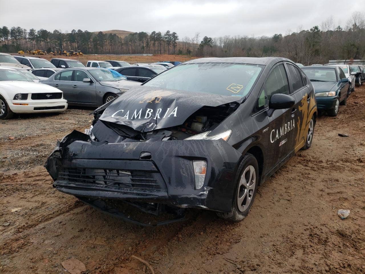 Photo 2 from auction – 2015 TOYOTA PRIUS with VIN JTDKN3DU0F0437515