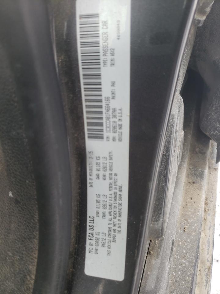 Photo 10 from auction – 2015 CHRYSLER 200 LIMITE with VIN 1C3CCCAB1FN664166
