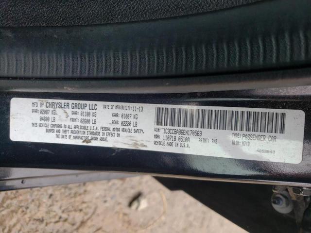 Photo 10 from auction – 2014 CHRYSLER 200 LX with VIN 1C3CCBAB6EN170569