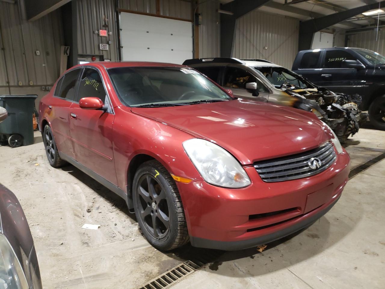 INFINITI G35 2004 with VIN JNKCV51F64M701086 - Photo from auction