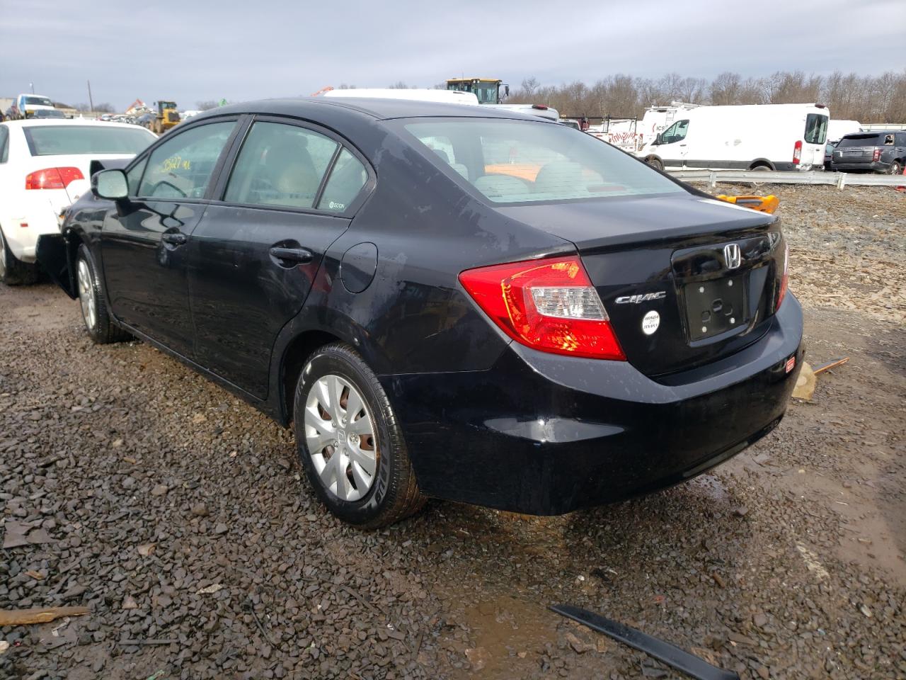 Photo 3 from auction – 2012 HONDA CIVIC LX with VIN 2HGFB2F5XCH308488