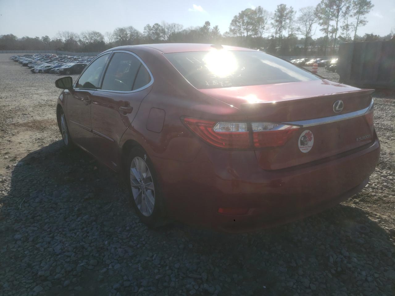 Photo 3 from auction – 2013 LEXUS ES 300H with VIN JTHBW1GG7D2005592