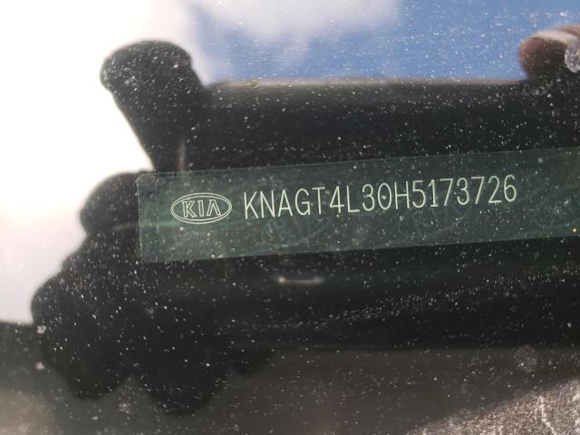 Photo 10 from auction – 2017 KIA OPTIMA LX with VIN KNAGT4L30H5173726