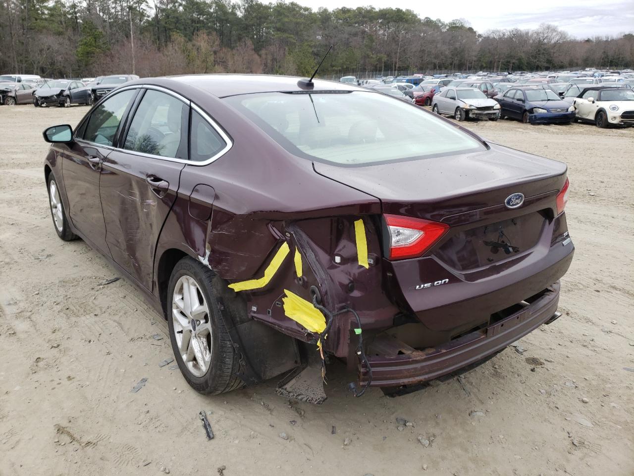 Photo 3 from auction – 2013 FORD FUSION SE with VIN 3FA6P0HR9DR275967