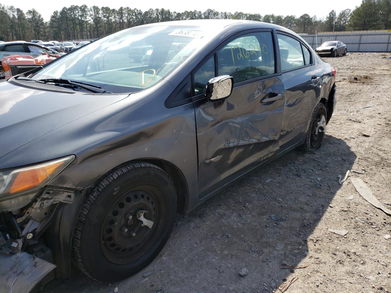 Photo 9 from auction – 2012 HONDA CIVIC LX with VIN 19XFB2F55CE062833