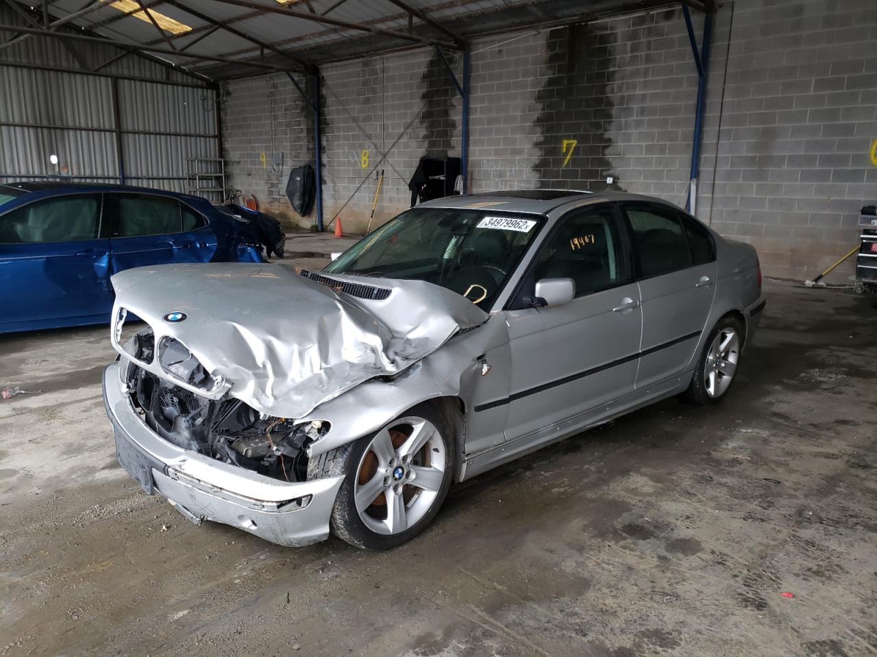 Photo 2 from auction – 2005 BMW 325 I with VIN WBAET37445NJ87239