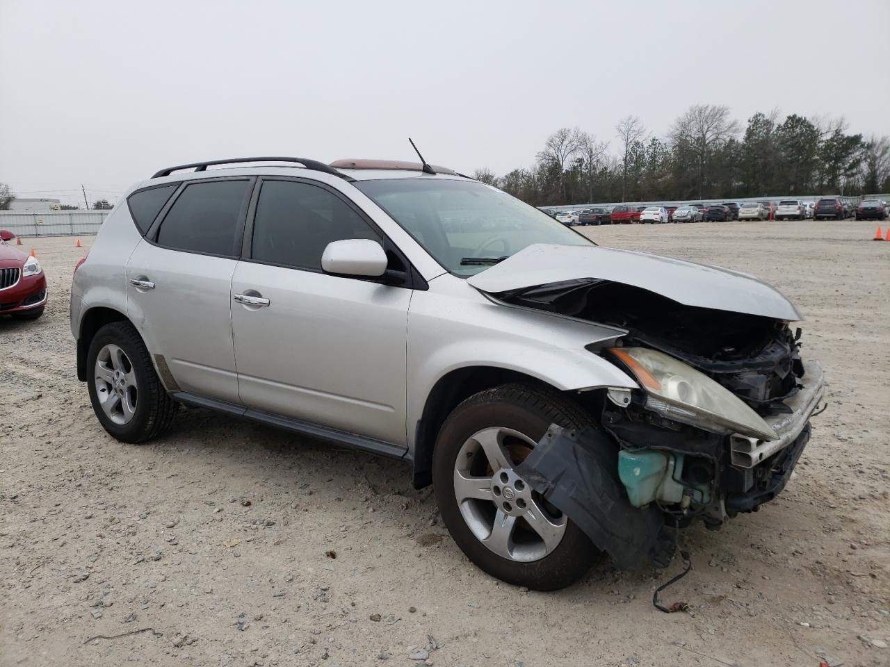 NISSAN MURANO SL 2004 with VIN JN8AZ08T74W224477 - Photo from auction